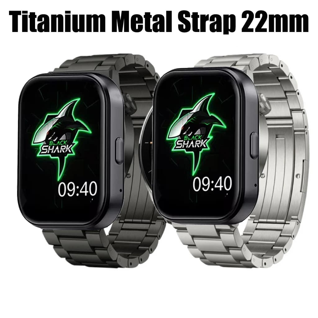 Titanium Metal Strap for Black Shark GT Neo Luxury Business Bracelet Wristband Ultimate Link Bracelet for Black Shark Titan Band