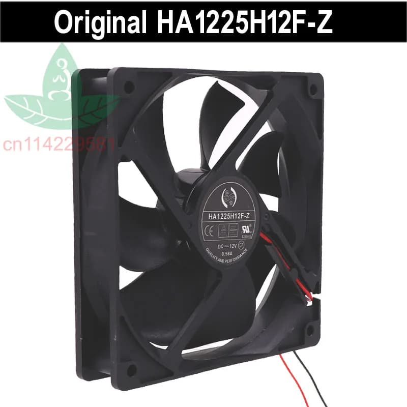 New Cooling Fan Original For HA1225H12F-Z 12V 0.58A 12025 High Air Volume Chassis Power