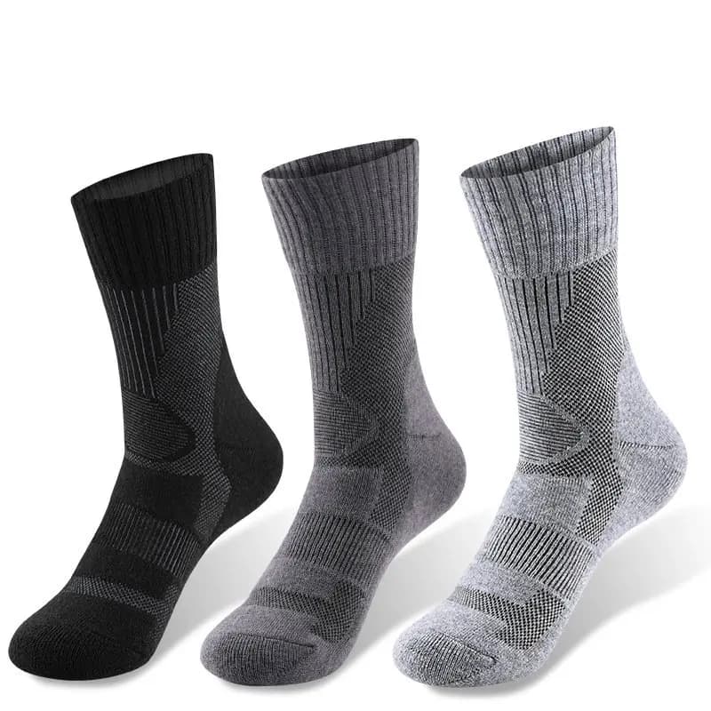 1 Pair Merino Wool Sock Winter Sock For Men Women Thick Mountaineering Hiking Sock Camping Thermal Sock Warm Sports Sock