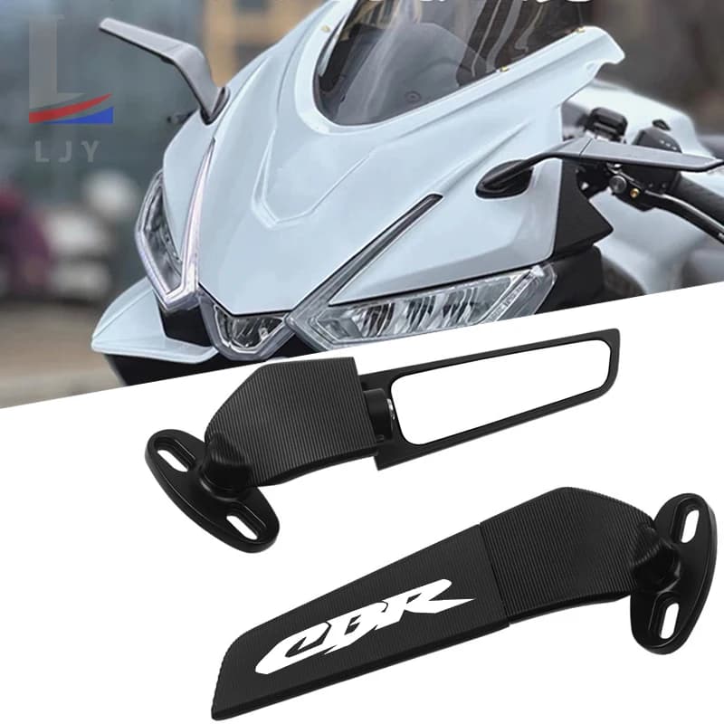 For Honda CBR600RR CBR1000RR CBR250RR CBR 600 954 1000 RR CBR 650R 500R Motorcycle CNC rearview mirror fixed wing