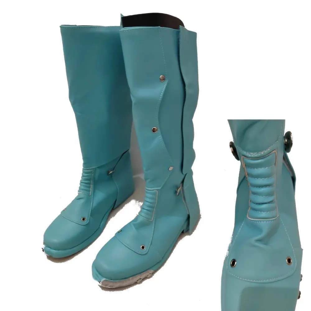 Kamen Rider Blue Boots Cosplay Kamen Rider 1 go Cosplay Shoes Custom size