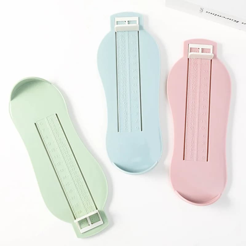 Foot Measure Gauge 3 Colors Baby Kid Foot Ruler Shoes Size Measuring Ruler Shoes Length Growing Foot Fitting Ruler Tool Measures