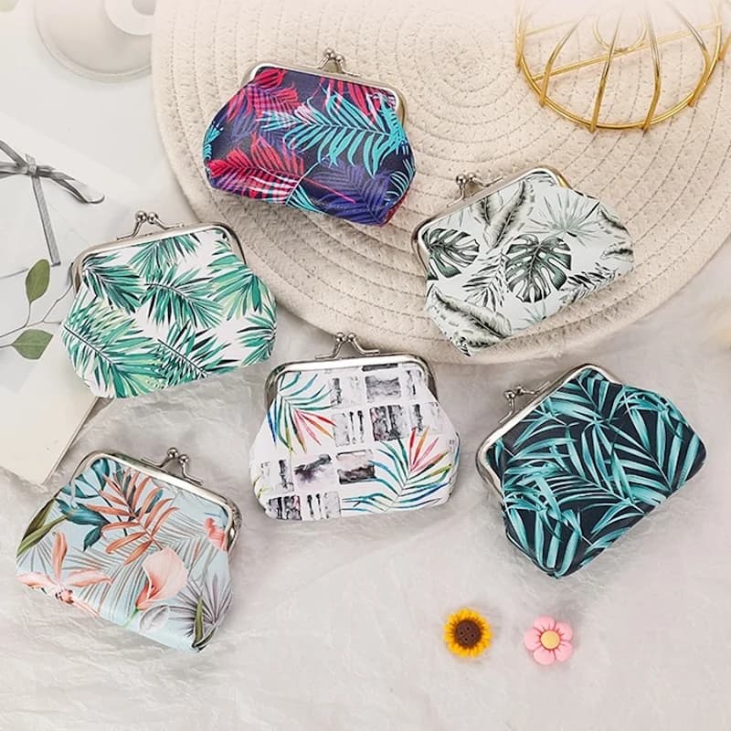 12 PCS Fashion PU Leather Coin Purse Lovely Cute Alpaca Women Small Change Money Bags Holder Wallet Mini Pouch Souvenir