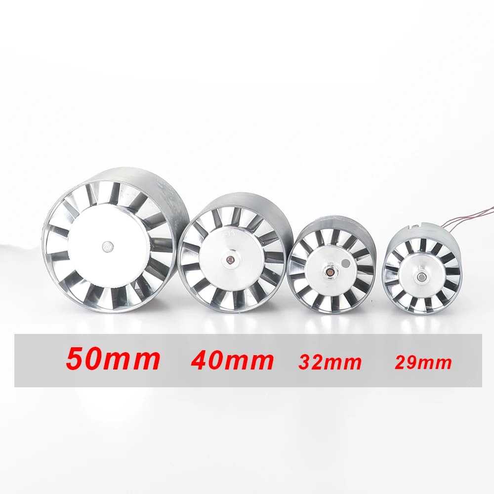 12V 24V 13000KV Inrunner Brushless Motor High Speed Jetfan EDF Ducted Jet Fan Air Blower Turbo For Compressed Air Duster Cleaner