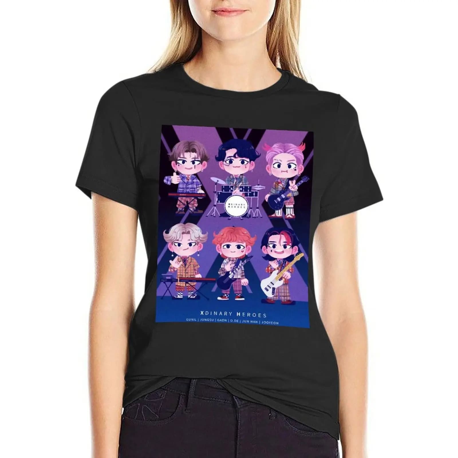 Xdinary Heroes - Happy Death Day Clowns T-Shirt Blouse vintage clothes customizeds tshirts woman