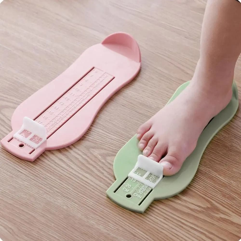 Simple Plastic Universal Adjustable Range Practical Foot Measure Gauge Children Feet Ruler Shoes Size Measuring Measures Tool