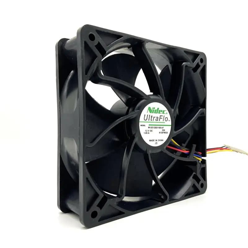 Cooling Server Fan For NIDEC W12E12BS11B5-57 12V 1.65A 4-wire High Air Volume 12cm Fan 12038