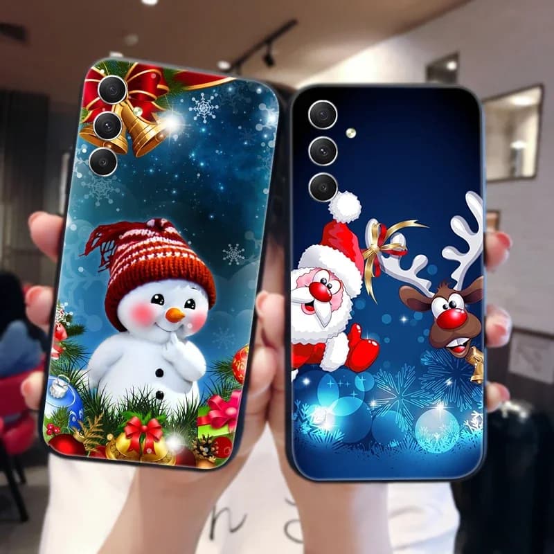Christmas Phone Cases for Samsung Galaxy Jump 3 Case Soft TPU Silicon Back Cover for Galaxy Jump 2 3 Jump3 5G Shells Coque Funda