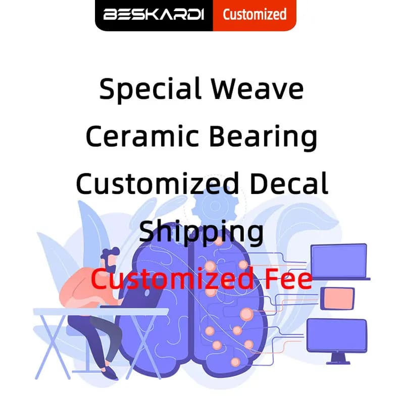 Beskardi Special Weave Custom Decal Ceramic Bearing Colorful Different Type Customized Fee Replacement Replenishment Link