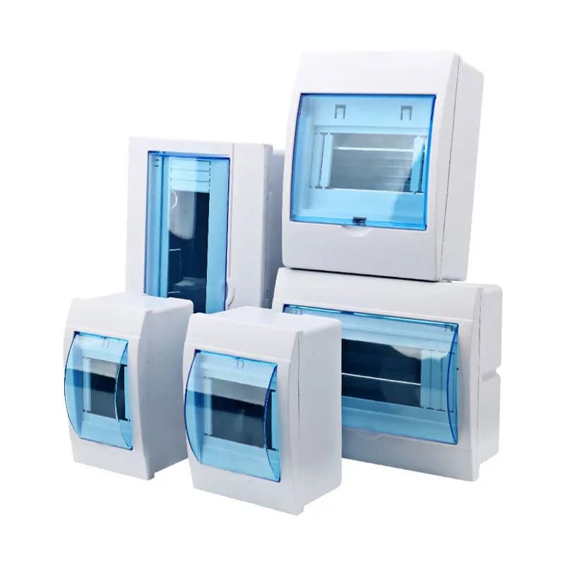 DONGYI Home Electrical Adjustable HT Series Distribution Box PC Plastic Indoor Plastic Waterproof Distribution Box