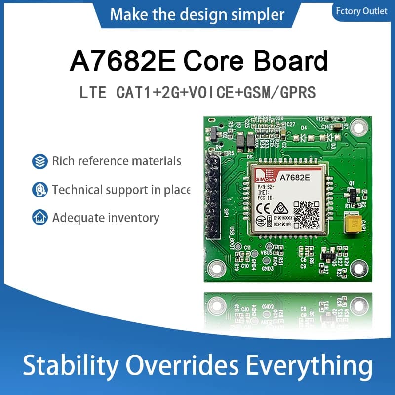 A7682 A7682E LTE CAT1 Core Board 1pcs