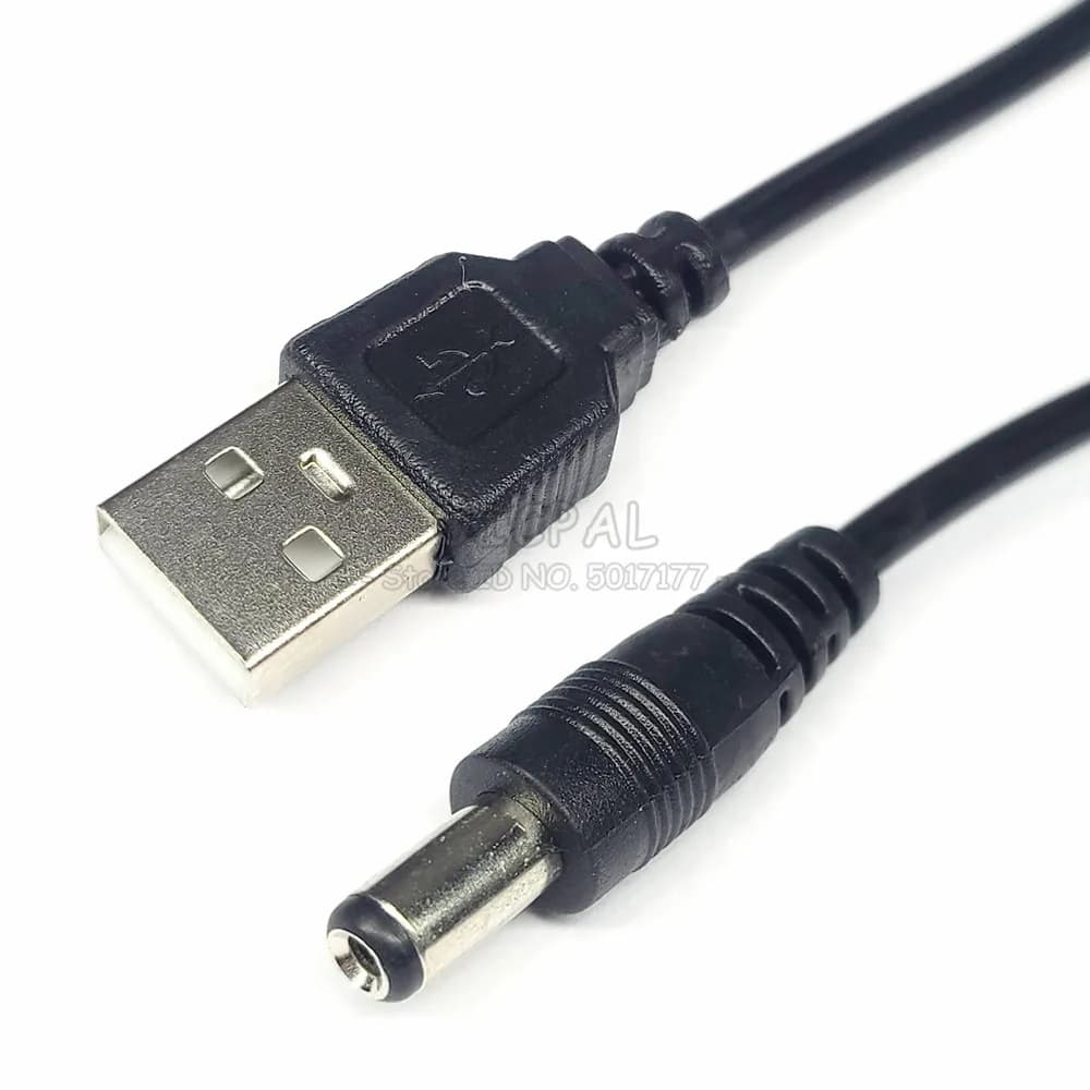 USB Power Cable Step Up 5V to DC 9V 12V Module USB Converter Adapter Cable 2.1x5.5mm Plug 100CM Length