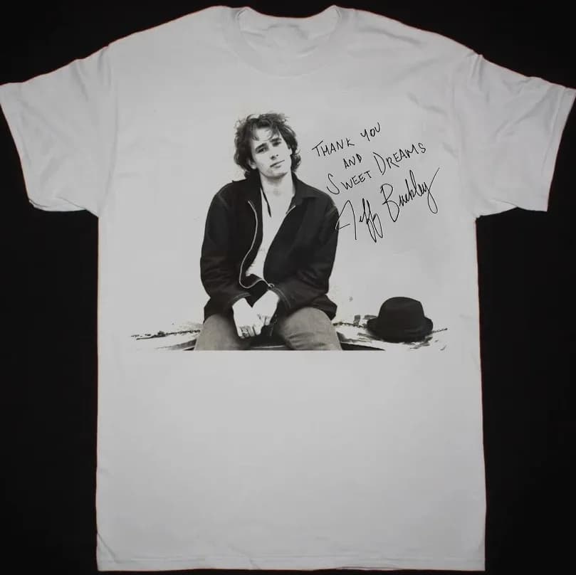 Jeff Buckley T Shirt 80s Signature For Fans Men All Size