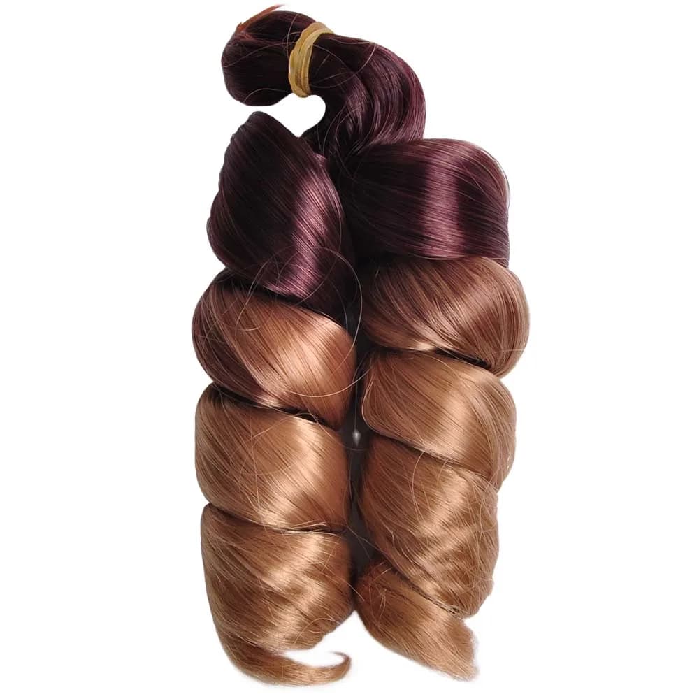 12inch French Curls Loose Wave Crochet Braids Synthetic Hair Spiral Curly for Women Party