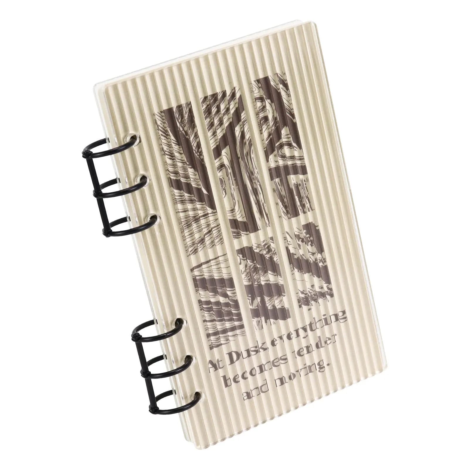 A5 A6 Frosting  Thick line Acrylic Loose Leaf Binder Cover DIY Account Book Journal Planner Office Stationery Supplies