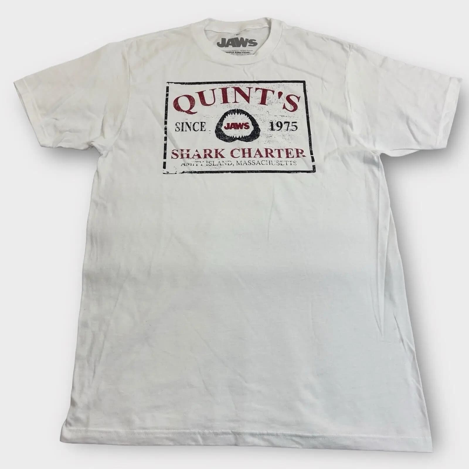 Jaws Quint's Shark Charter Graphic T-Shirt Adult Size Medium
