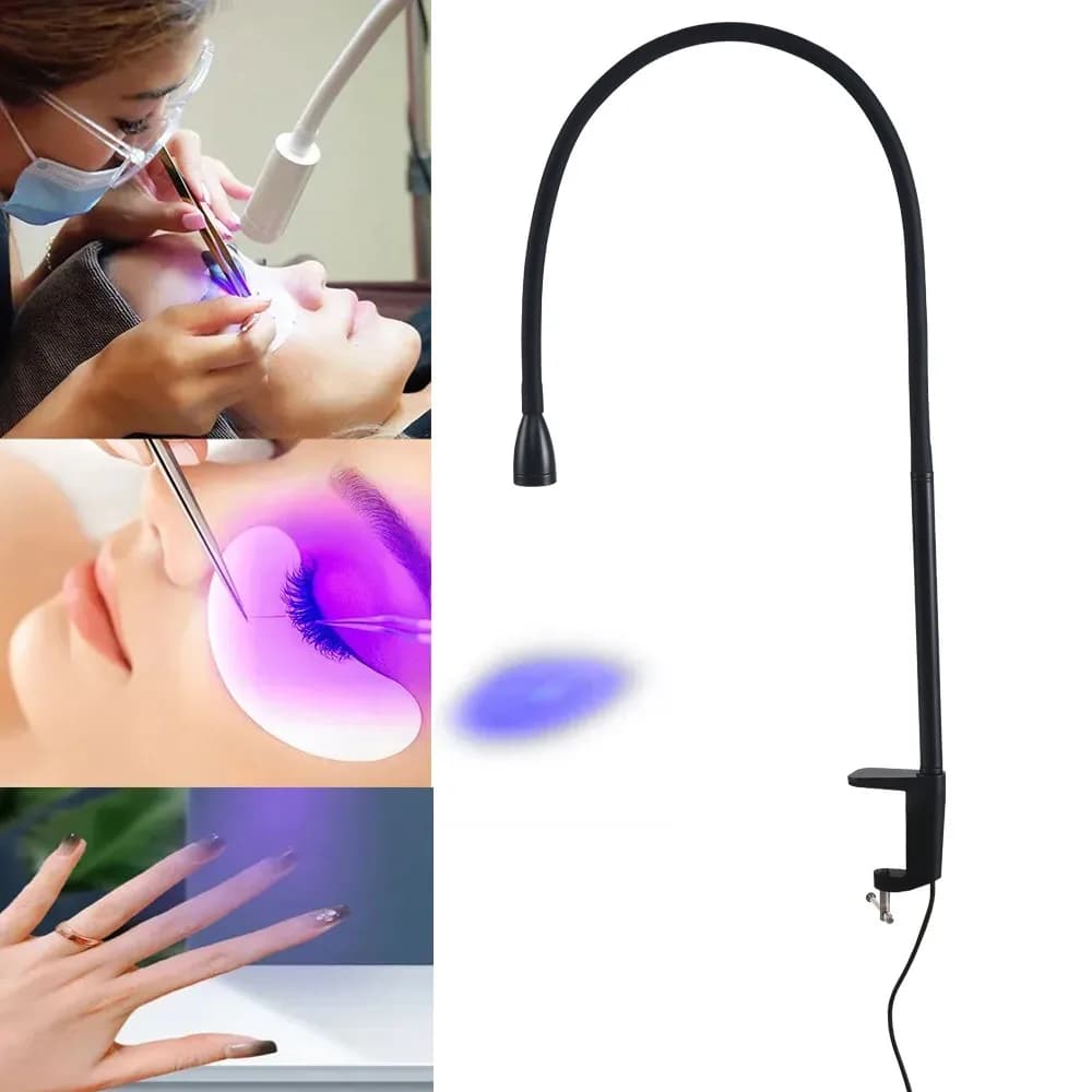 USB UV Colloidal Curing Lamp Foot Switch Manicure Nail Dryer Curing Lamp Eyelashes and Eyebrows Grafting Glue Curing Lamp
