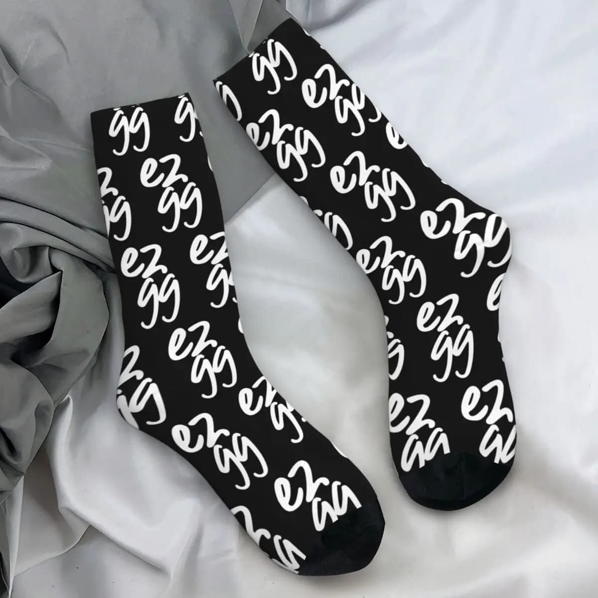 Game GG EZ Socks League Battle Game Legends Funny Stockings Adults Men Comfortable Cycling Socks Winter Graphic Anti Slip Socks