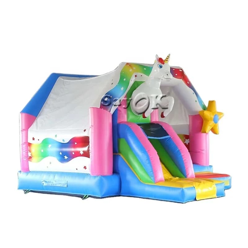 Outdoor Pvc Inflatable Cartoon Bouncy Castle New Commercial Inflatable Castle Bounce House For Kids