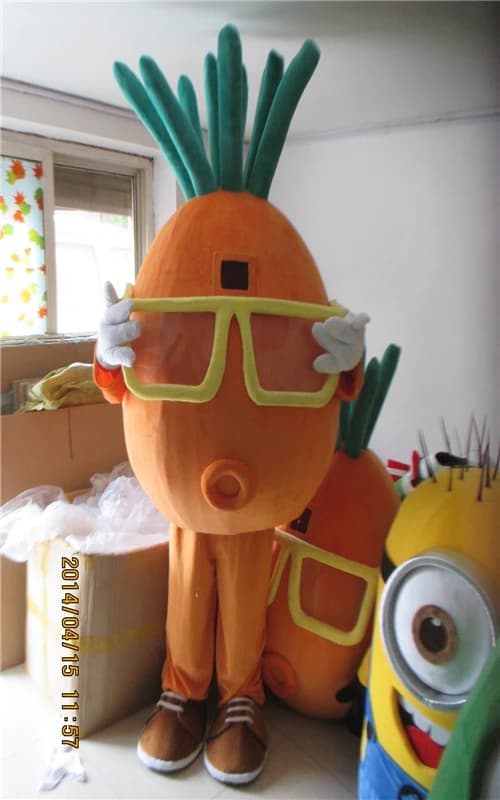 mascot Carrot mascot vegetable costume custom anime cosplay kits mascotte theme fancy dress carnival costume 521