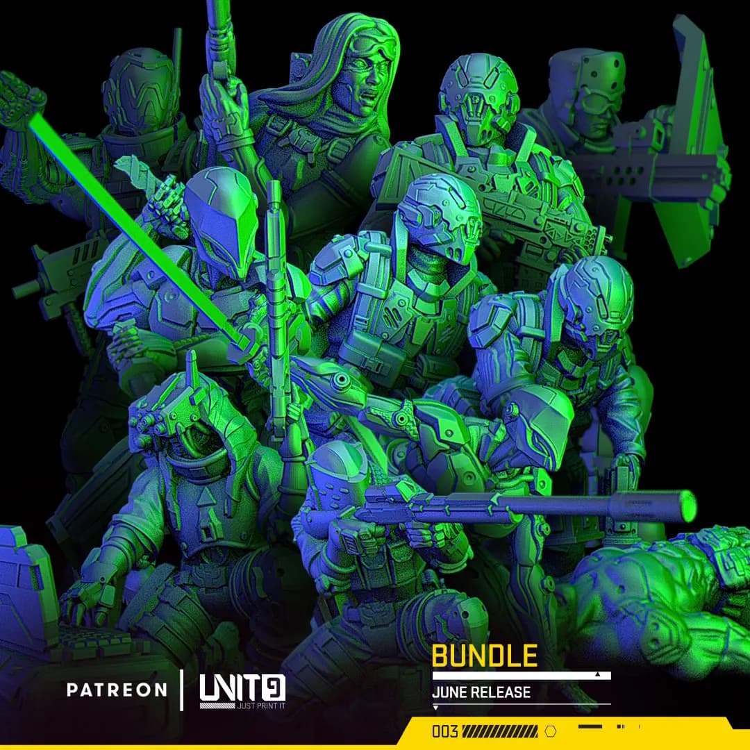 【Counter Terrorism Team】Third Party Board Game Warfare Model Unit 9