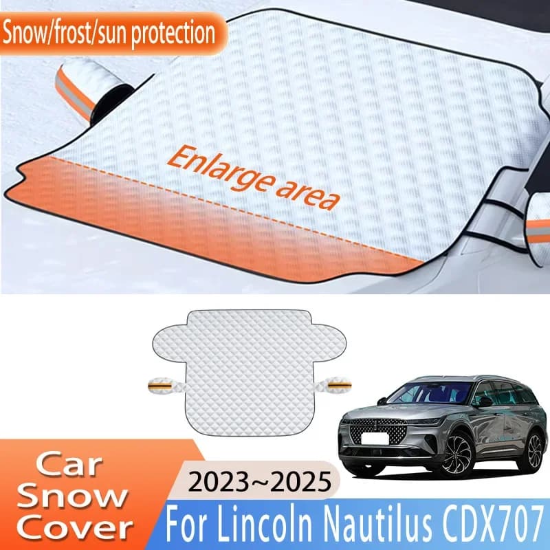 Car Accessories For Lincoln Nautilus CDX707 2023~2025 Front Windscreen Snow Cover Ice Frost Sun Protector Waterproof Auto Parts
