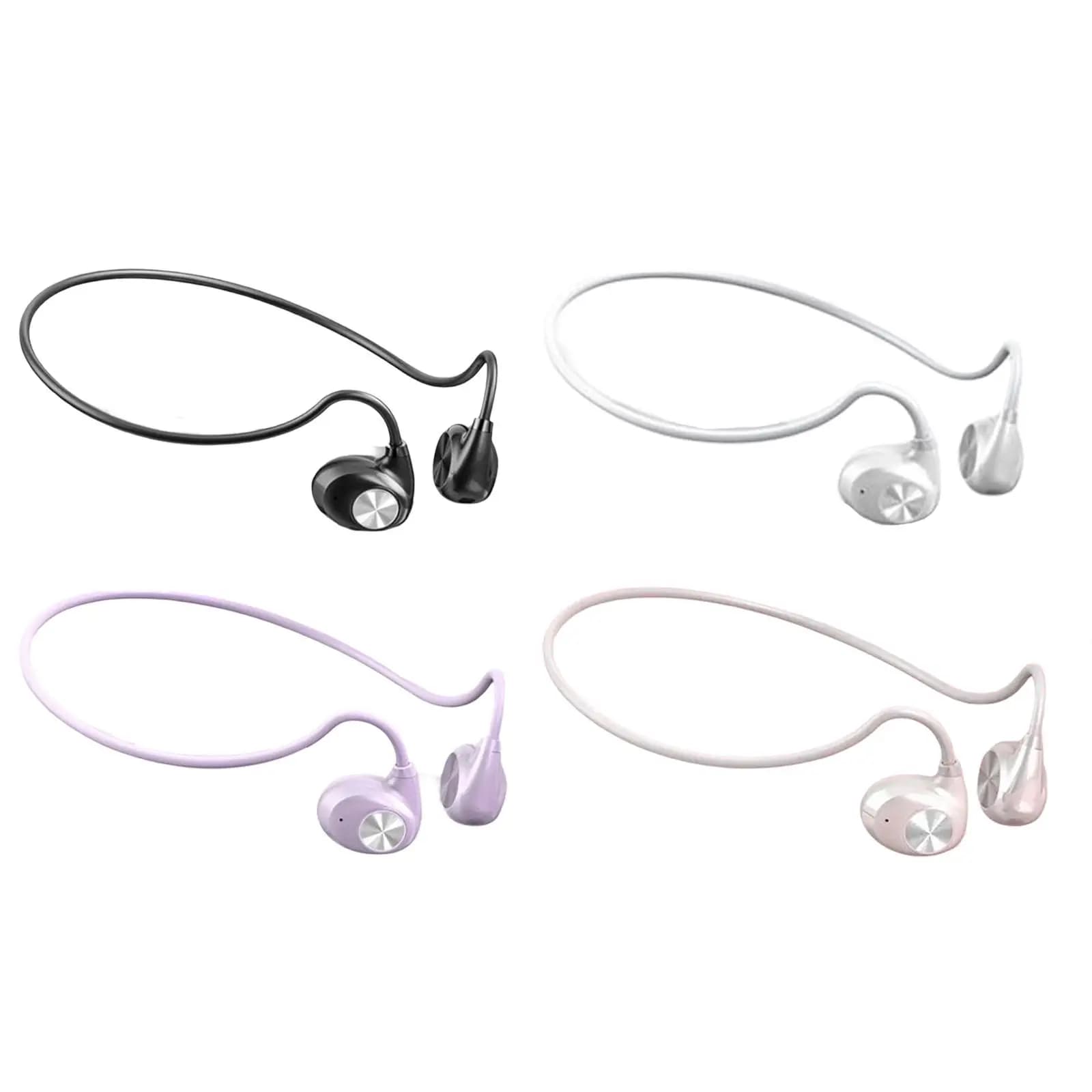 Air Conduction Headphones BT 5.3 Bendable for Running Swimming Workout