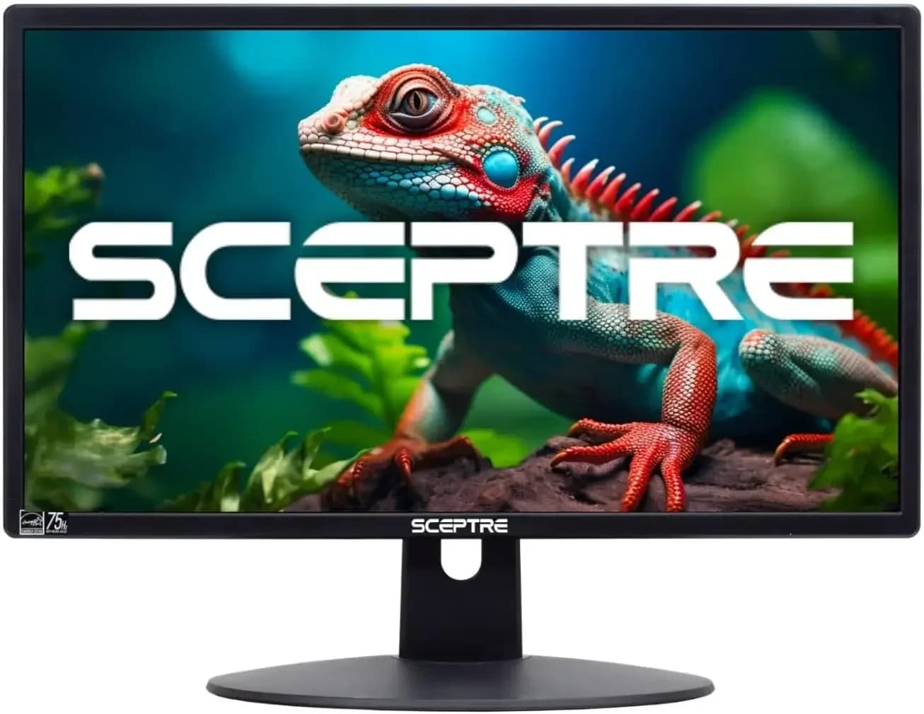 1600x900 75Hz Ultra Thin LED Monitor 2x HDMI VGA Built-in Speakers, Machine Black Wide Viewing Angle 170°