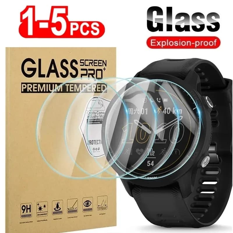 Tempered Glass Compatible for Garmin Forerunner 45 245 745 945 55 255 255S 955 165 235 735 935 Screen Protector Film