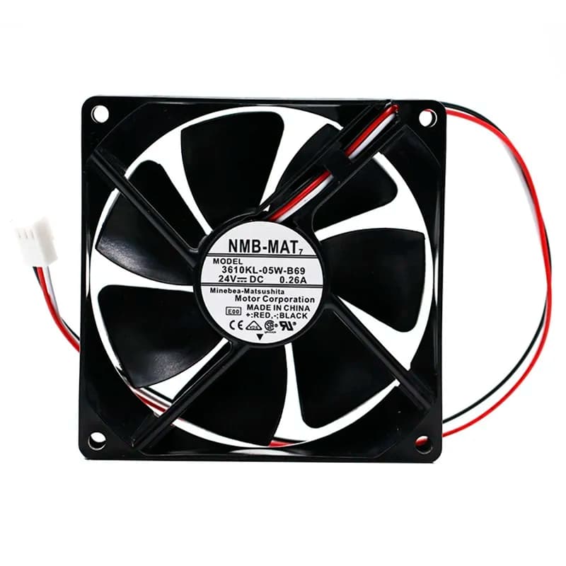 For NMB New and 9225 3610KL-05W-B60 24V 0.26A inverter dual ball bearing cooling fan 92*92*25mm 92mm
