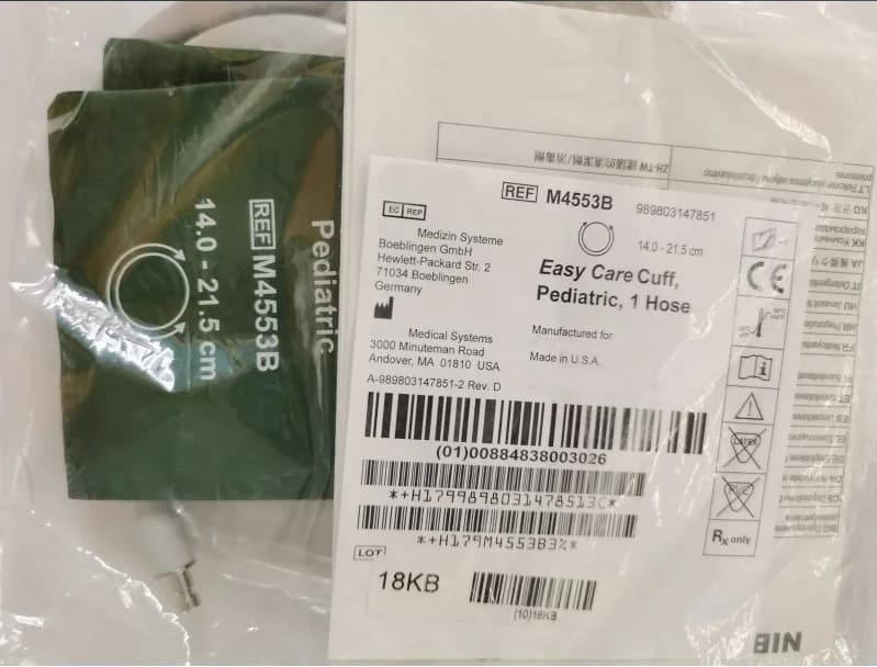 For PHILIPS Original Easy Care Cuff Pediatric 10.0-15.0CM 1 Hose  REF:  M4553B or 989803147851