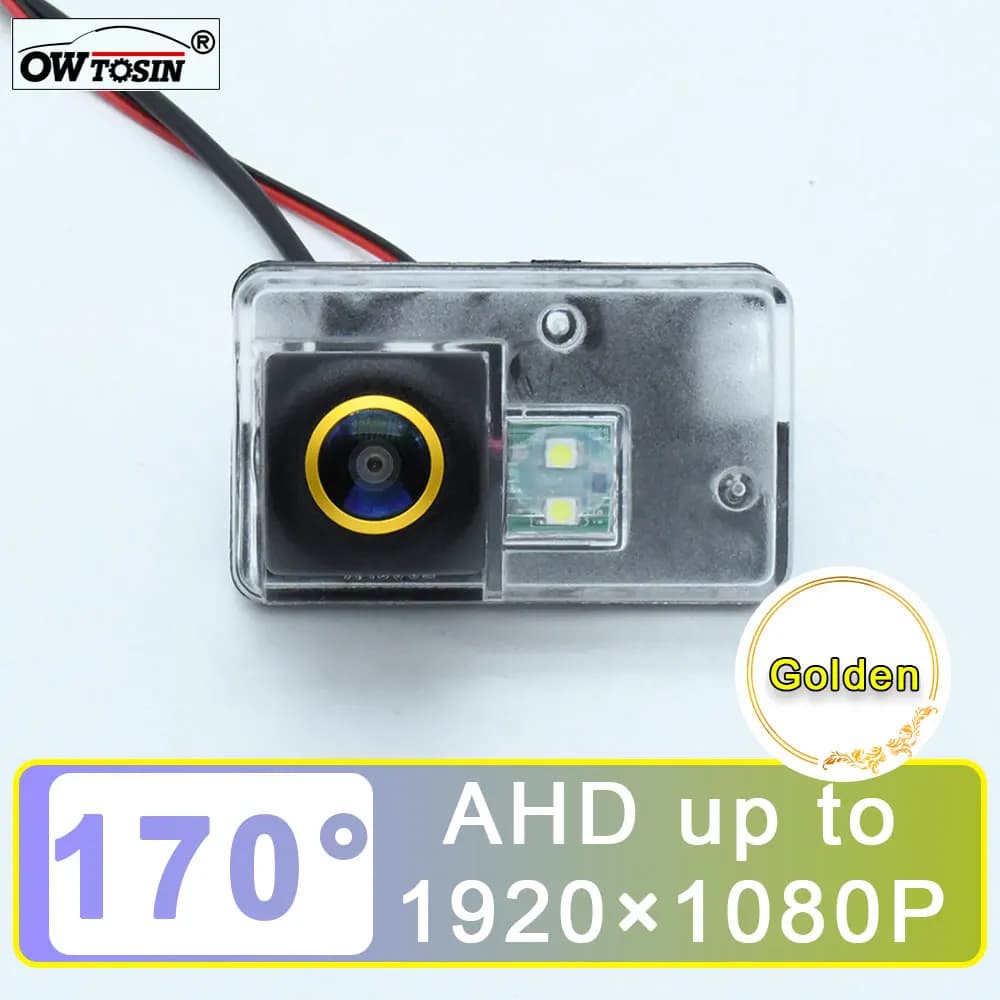 AHD 1080P 170° Golden Lens Vehicle Car Rear View Camera For Peugeot 308 5D SW 2004 2005 2006 2007 2008 2009 2010  Car Monitor