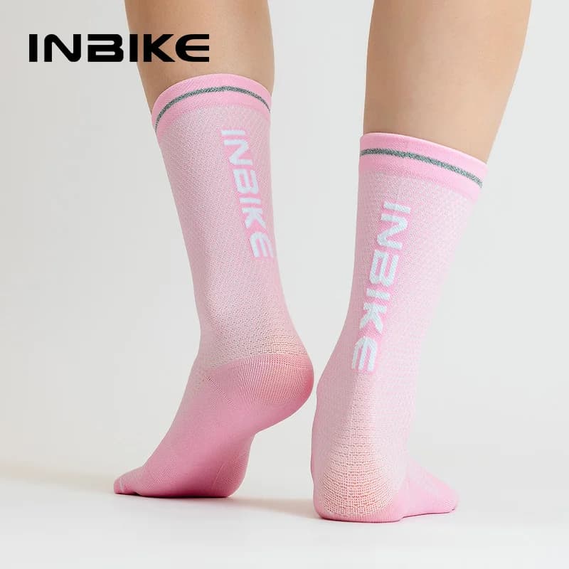 INBIKE Women Compression Running Socks Moisture Wicking Work Hiking Basketball Sport Socks Support for Athletic Cycle for Women