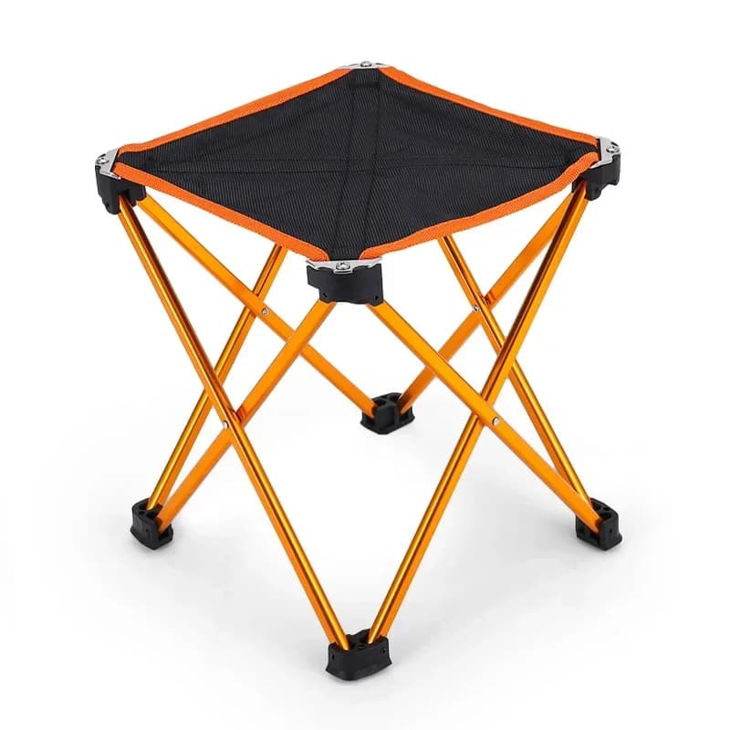 Aluminum Alloy Thicken Bench Stool Ultralight Outdoor Camping Picnic Fishing Small Chair Portable Folding Stool