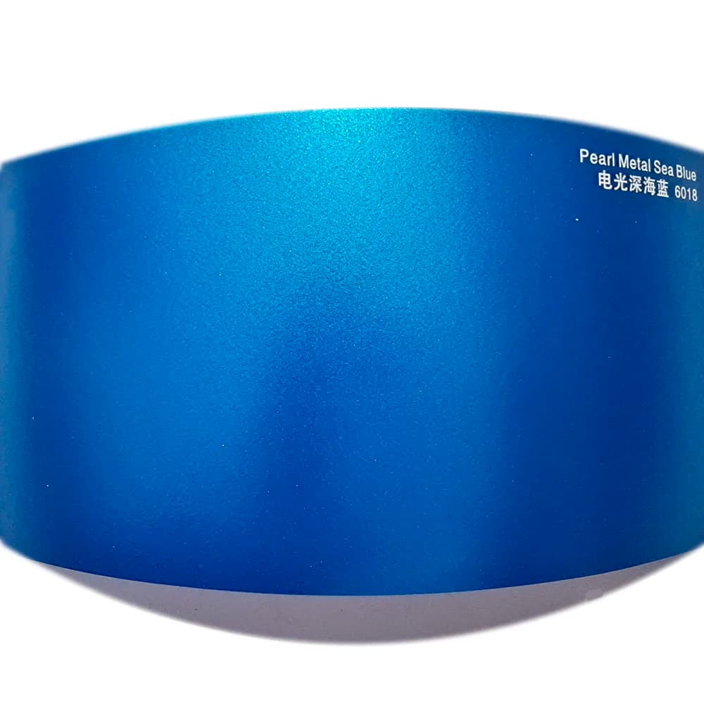 Wrapmaster Satin metallic Sea Blue car wrap vinyl sticker wrapping film vehicle wraps