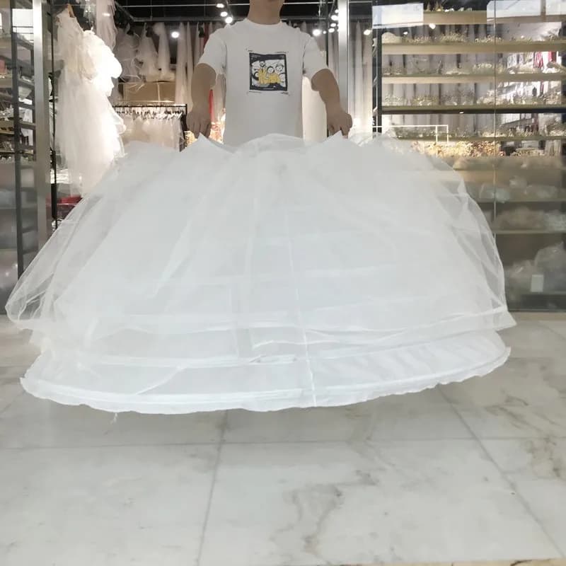 Bride wedding wedding petticoat clouds poncho performance 2 yarn circle adjustable seven bone skirt support female
