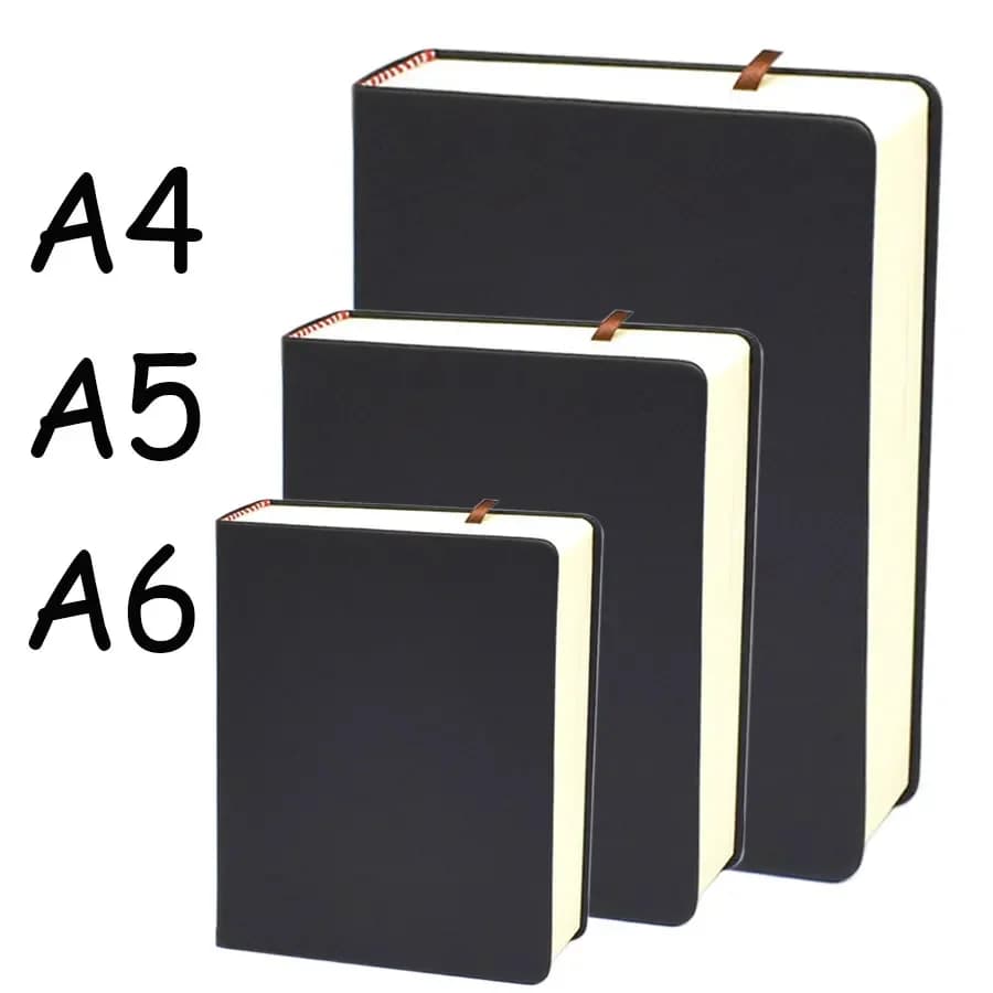 Super Thick Notebooks Agenda Planner 660 pages Blank inner PU Leather Soft Cover Sketchbook Journal Diary notebook Stationery