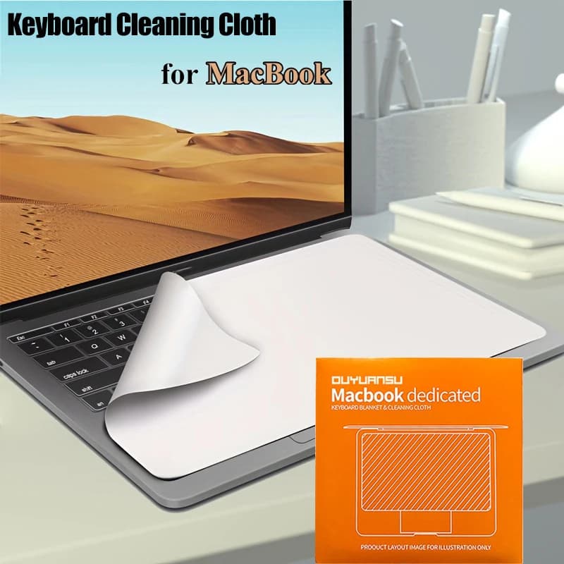 Screen Keyboard Protection Microfiber Liner Cleaning Cloth For MacBook Pro 13" 14" 15" 16"and MacBook Air 13"