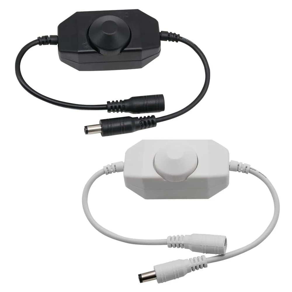 LED Dimmer Switch COB Brightness Adjust Controller 5050 5730 5630 Driver LED Light Strip Power Supply Controller DC12V 24V