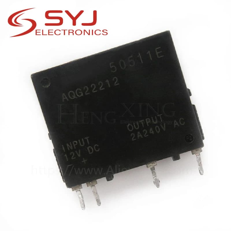 5pcs/lot AQG22212B02 AQG22212 12VDC 12V Solid 2A 240VAC In Stock