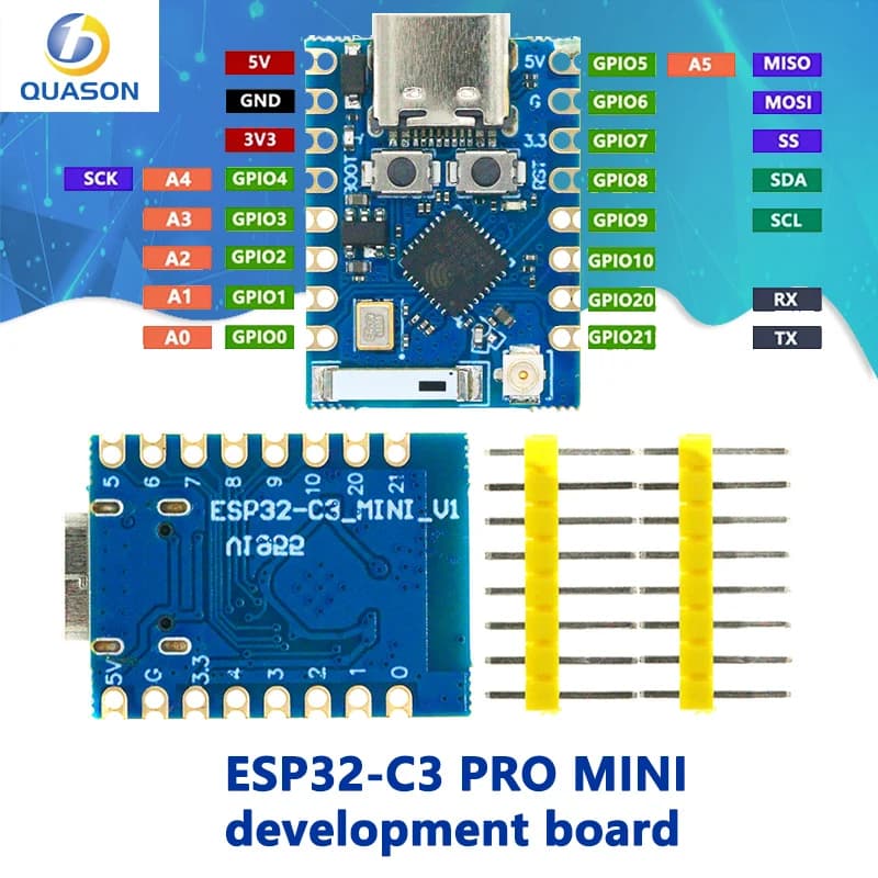 ESP32-C3 PRO MINI development board onboard ESP32-C3FH4 chip module WiFi Bluetooth development board