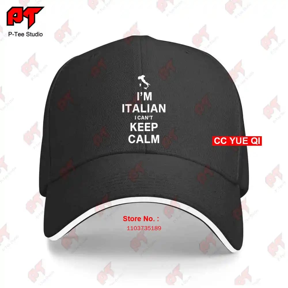 Im Italian I Cant Keep Calm Baseball Caps Truck Cap 89FH