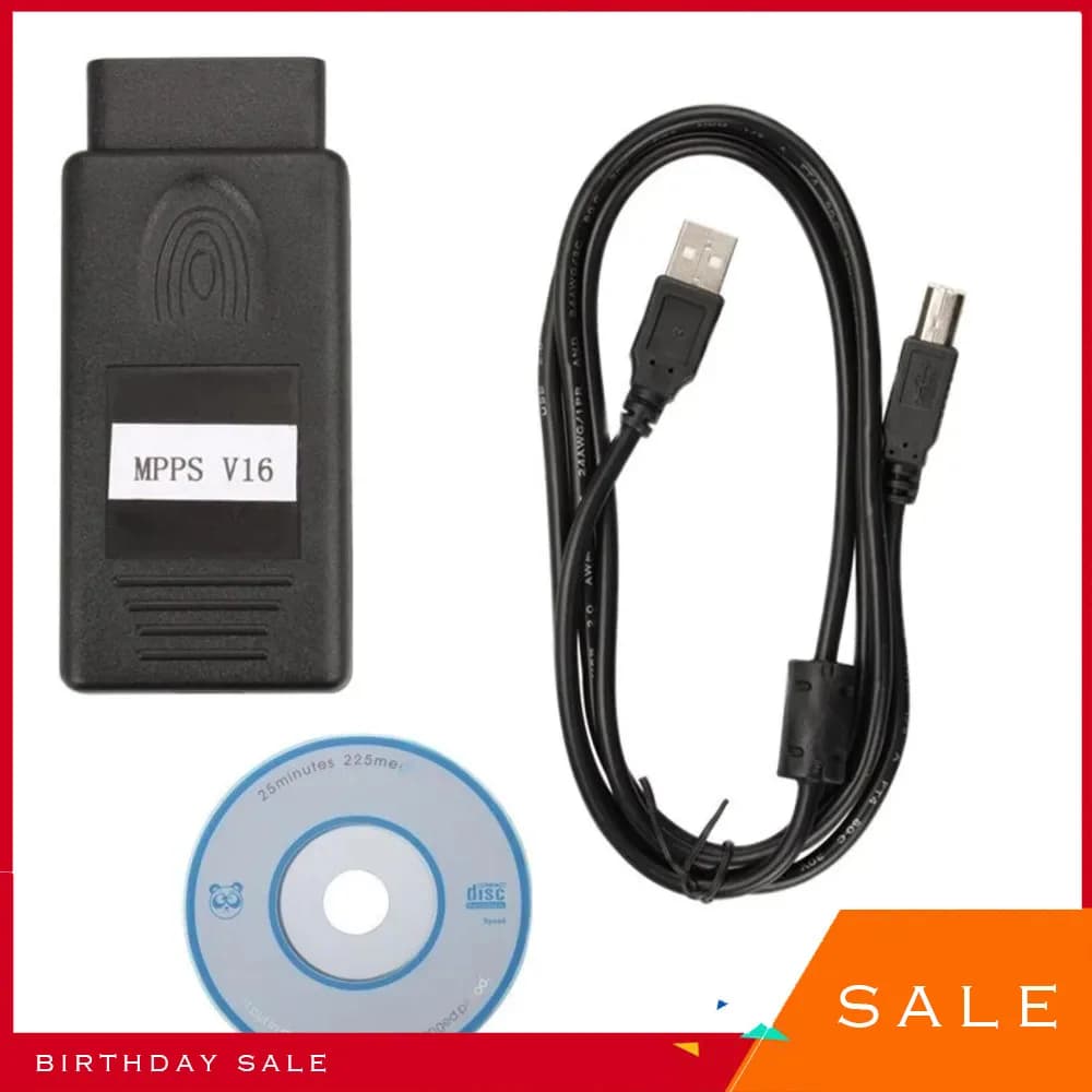 2025 Hot Selling ECU Chip Tuning MPPS V16 For EDC15 EDC16 EDC17 Inkl CHECKSUM Newest Version MPPS 16 In Stock