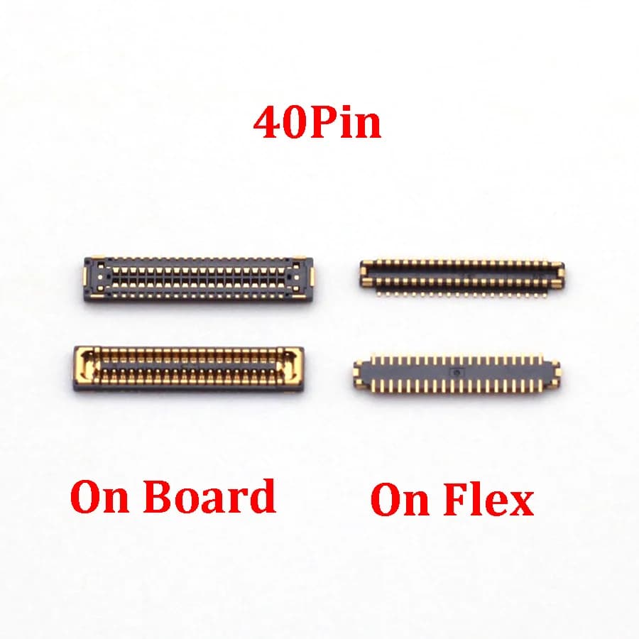 2Pcs 40pin LCD Display Screen FPC Connector On Board For Huawei Mate 30 40 Pro/Mate 40Pro/Mate40 Lite/P40 Pro/Enjoy 10S 20 Plus