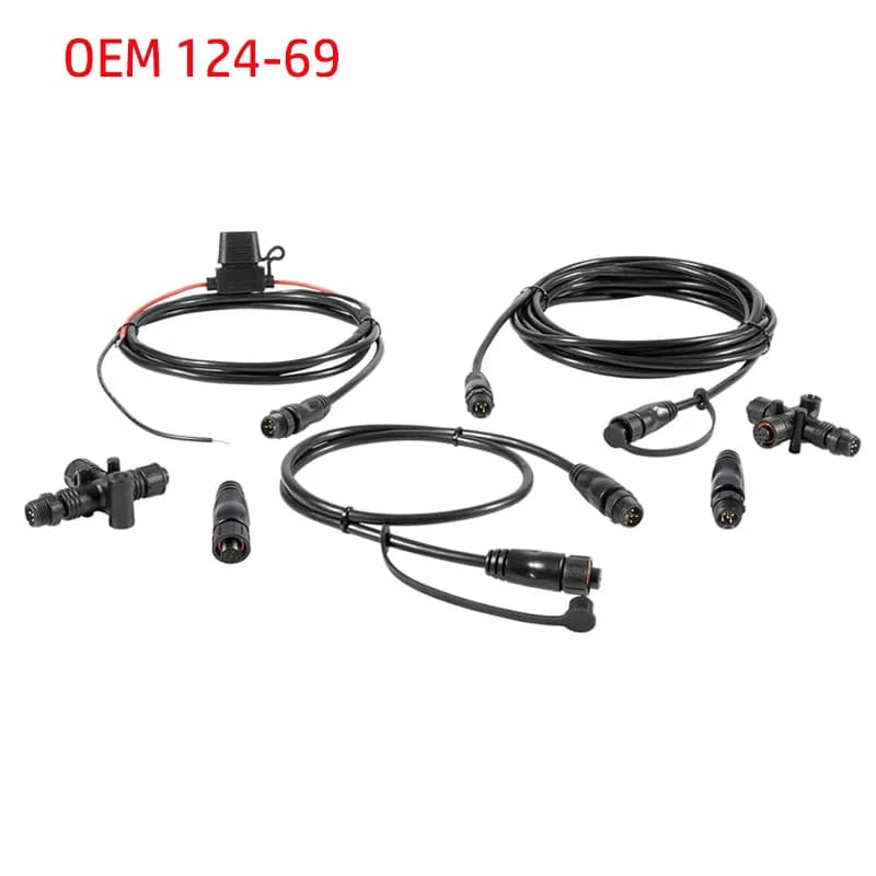 124-69 NMEA Network Starter Kit,NMEA 2000 Node Terminators/Connection & T Connector ,Fits For Lowrance N2K-Exp-Rd-2 ,Boat Parts