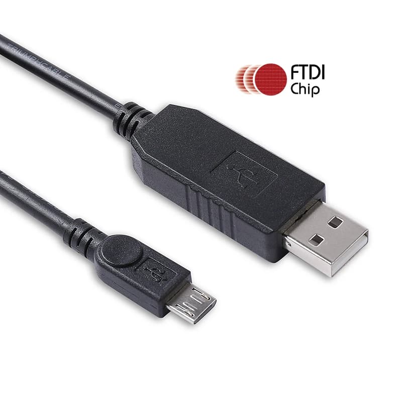 Micro USB Console Adapter Cable FTDI FT232RL USB TTL Serial to Micro USB for Extreme WiFi 6 Wireless Access Point