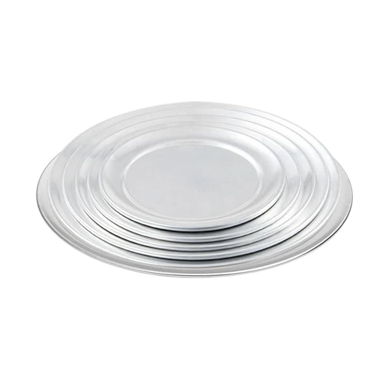 Wide Rim Aluminum Pizza Pan Baking Tray - Durable, Lightweight, Perfect Bake