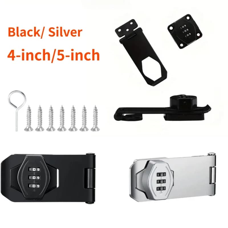 3 Digit Household Security Cabinet Password Locks Keyless Drawer Combination Coded Door Cabinet Home Hardware Zinc Alloy