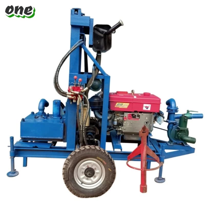 New Pneumatic Ground Deep Hole Well Drilling Water Drilling Machine For Sale Drilling Mining Machine Parts For Wells