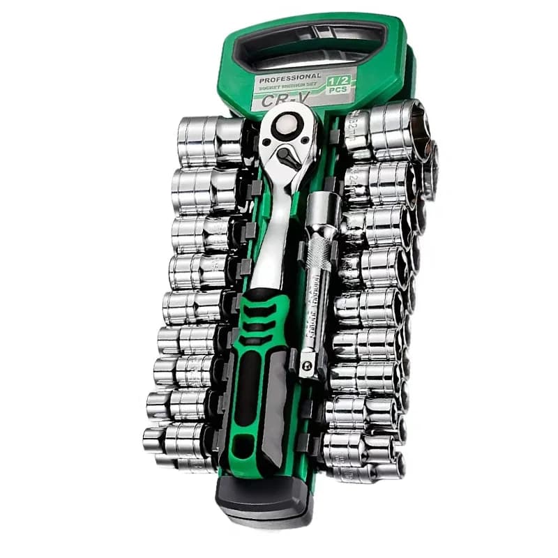 72Drive Socket Set 1/4"-3/8"-1/2", Ratchet Wrench Sockets Compact Sockets for Car Repair Mechanic Tool for Auto Repair